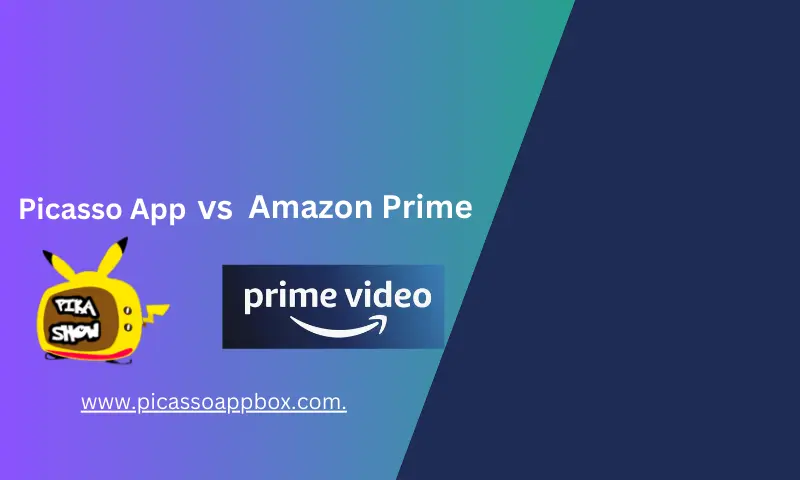 Comparison between Picasso app and Amazon Prime services.